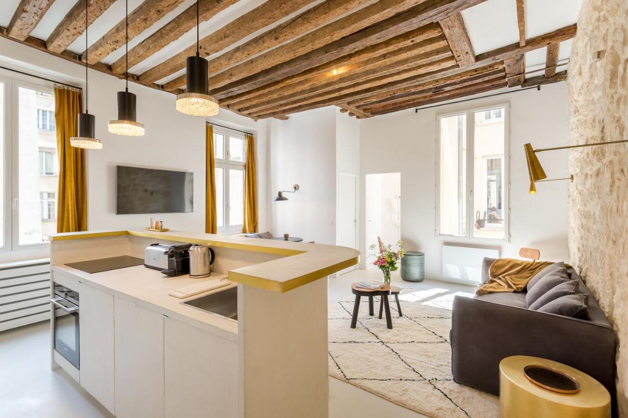 Habitat Parisien - 2Br-2Ba - Marais - Hotel De Ville Eksteriør billede